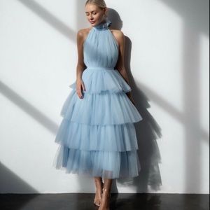 Blue Yulia Prokhorova dress